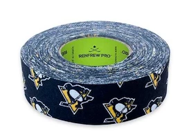 Bandă adezivă pentru lama croselor Renfrew NHL Pittsburg Penguins 24 mm x 18 m