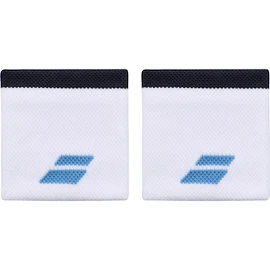 Banderole Babolat Logo Wristband White/Drive Blue