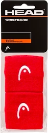 Banderole Head Wristband 2.5" (2 Pack) red