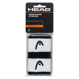 Banderole Head Wristband STRIPED 2.5 Black/White