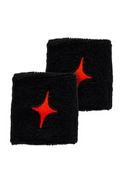 Banderole Starvie Black Wristband Red Star 2 Pack