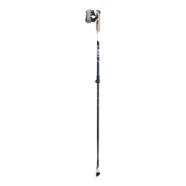 Bețe de trekking Leki Smart Supreme, midnightblue dark metallic-darkblue-white, 100 - 130 cm