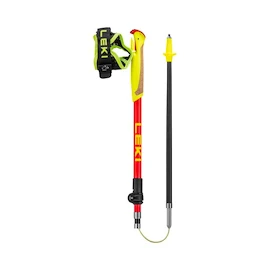 Bețe pentru trail running Leki Ultratrail FX Junior, naturalcarbon-bright red-neonyellow, 95 - 110 cm