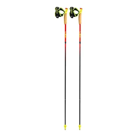 Bețe pentru trail running Leki Ultratrail FX.One Superlite, bright red-neonyellow-naturalcarbon