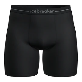 Boxeri pentru bărbați Icebreaker Merino Anatomica Long Boxers Black