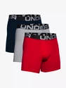 Boxeri pentru bărbați Under Armour  Charged Cotton 6in 3 Pack-RED