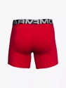 Boxeri pentru bărbați Under Armour  Charged Cotton 6in 3 Pack-RED