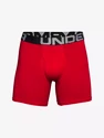 Boxeri pentru bărbați Under Armour  Charged Cotton 6in 3 Pack-RED