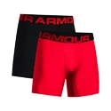 Boxeri pentru bărbați Under Armour  Tech 6in 2 Pack-RED