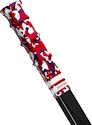 Capac de capăt pentru crosa de hochei RocketGrip  Hole Camo Grip Blue/Red