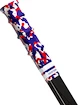 Capac de capăt pentru crosa de hochei RocketGrip  Hole Camo Grip Navy/Red