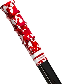 Capac de capăt pentru crosa de hochei RocketGrip Hole Camo Grip Red