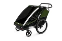 Cărucior pentru copii Thule Chariot Cab Aluminum/Cypress Green