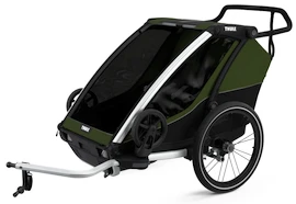 Cărucior pentru copii Thule Chariot Cab Aluminum/Cypress Green