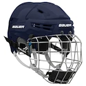 Cască de hochei Bauer RE-AKT 65 Combo Navy Senior