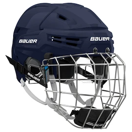 Cască de hochei Bauer RE-AKT 65 Combo Navy Senior