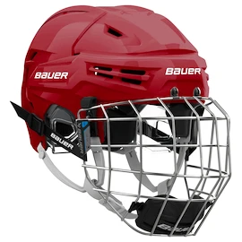 Cască de hochei Bauer RE-AKT 65 Combo Red Senior