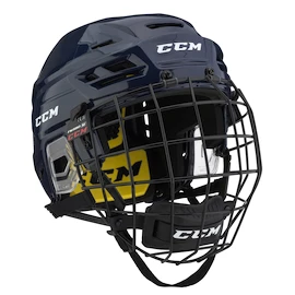 Cască de hochei CCM Tacks 210 Combo Dark Blue Senior