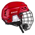 Cască de hochei CCM Tacks 210 Combo Red Senior