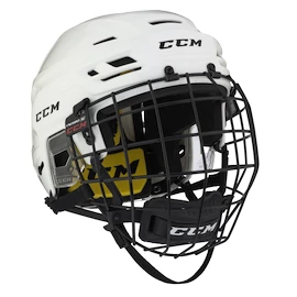 Cască de hochei CCM Tacks 210 Combo White Senior