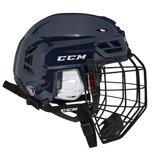 Cască de hochei CCM Tacks 310 Combo Dark Blue Senior