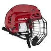 Cască de hochei CCM Tacks 310 Combo Red Senior