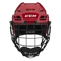 Cască de hochei CCM Tacks 310 Combo Red Senior