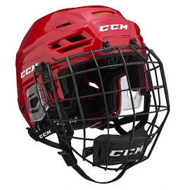 Cască de hochei CCM Tacks 310 Combo Red Senior