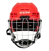 Cască de hochei CCM Tacks 70 Combo Red Junior