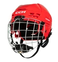 Cască de hochei CCM Tacks 70 Combo Red Junior