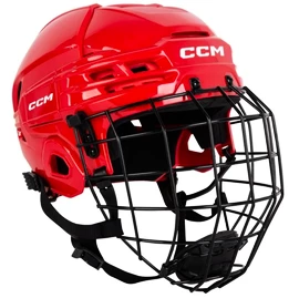 Cască de hochei CCM Tacks 70 Combo Red Senior