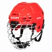 Cască de hochei CCM Tacks 70 Combo Red Youth