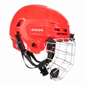 Cască de hochei CCM Tacks 70 Combo Red Youth