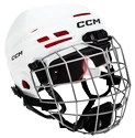 Cască de hochei CCM Tacks 70 Combo White Youth