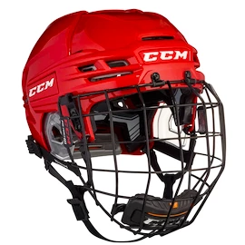 Cască de hochei CCM Tacks 910 Combo Red Senior