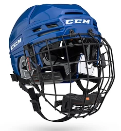 Cască de hochei CCM Tacks 910 Combo Royal Blue Senior