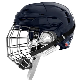 Cască de hochei Warrior Covert CF 100 Combo Navy Senior