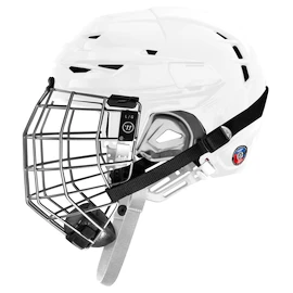 Cască de hochei Warrior Covert CF 100 Combo White Senior