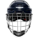 Cască de hochei Warrior Covert CF 80 Combo Navy Senior