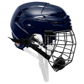 Cască de hochei Warrior Covert CF 80 Combo Navy Senior