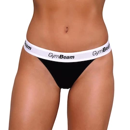 Chiloți pentru femei GymBeam Thongs 3Pack Black