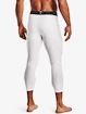 Colanți pentru bărbați Under Armour HeatGear 3/4 Legging-WHT