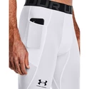 Colanți pentru bărbați Under Armour HeatGear Leggings White