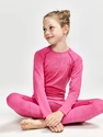 Colanți pentru copii Craft  CORE Dry Active Comfort Pink