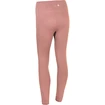 Colanți pentru femei Endurance  Flow Ribbed Seamless Tights Burnt Rose