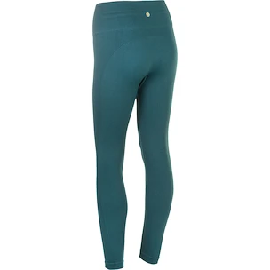 Colanți pentru femei Endurance  Flow Ribbed Seamless Tights Marble Green L/XL