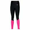 Colanți pentru femei Mizuno Core Long Tight Black/Pink Peacock