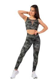 Colanți pentru femei Nebbia EKO leggings „Breathe“ mesh 400 camo green