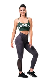 Colanți pentru femei Nebbia Fit & Smart leggings high waist marron