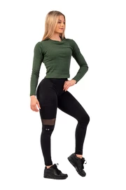 Colanți pentru femei Nebbia High-Waist ¾ Length Sporty Leggings 404 black